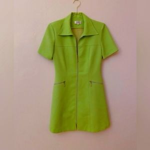 Lime green mini dress 🟢